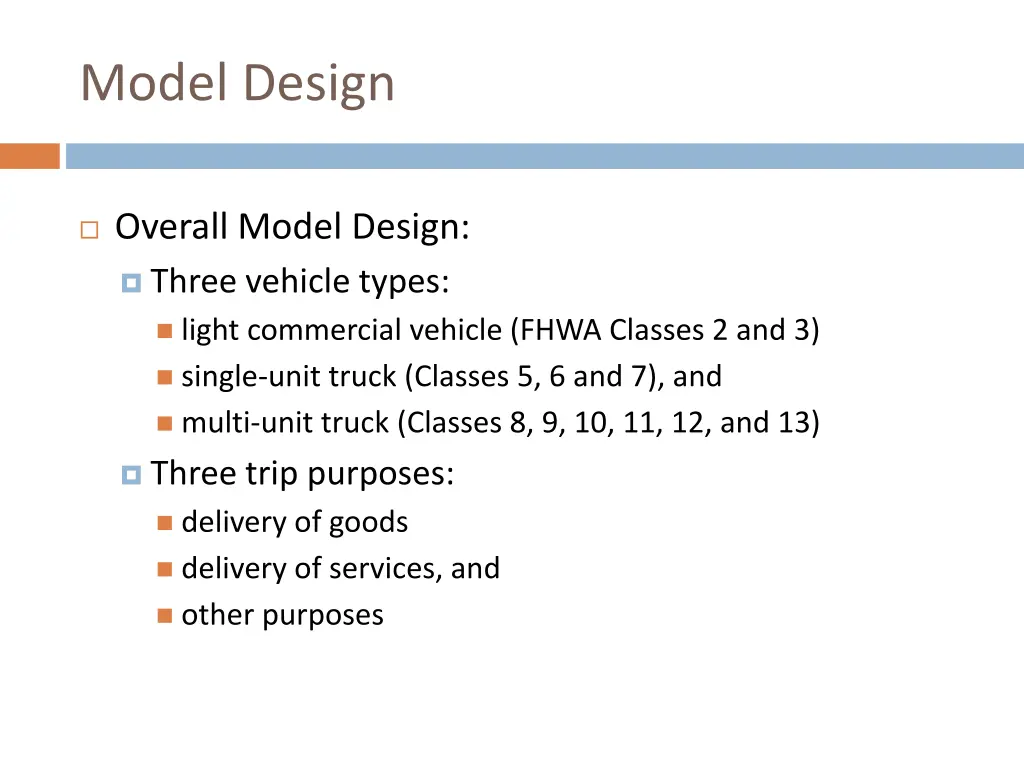model design