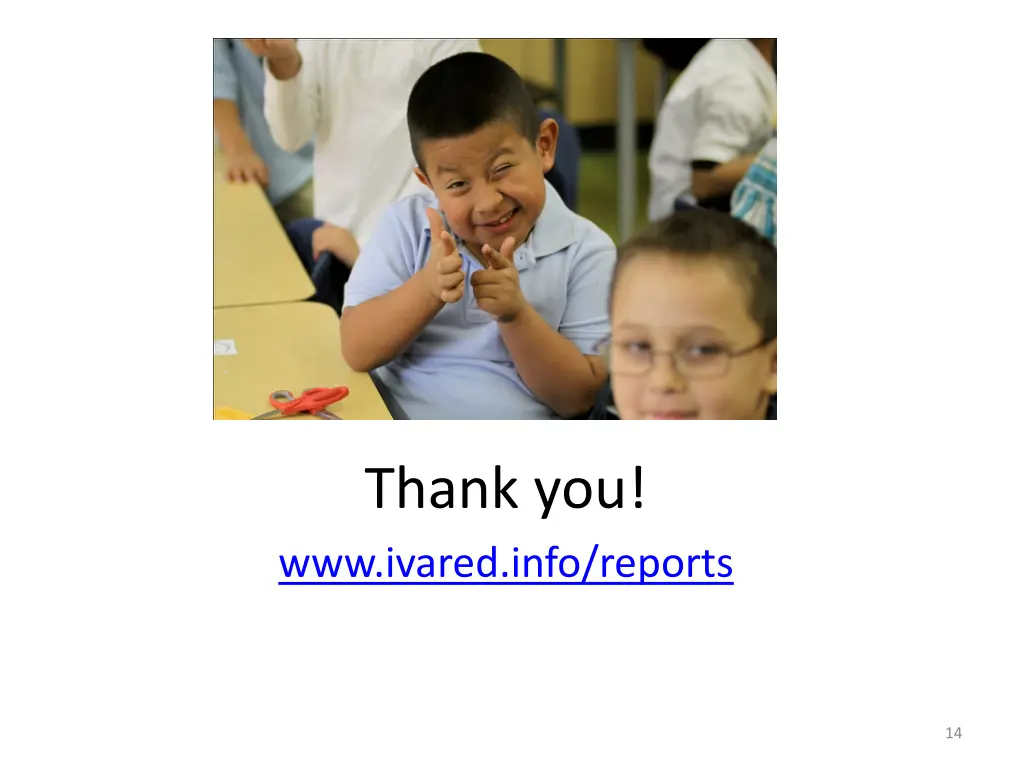 thank you www ivared info reports