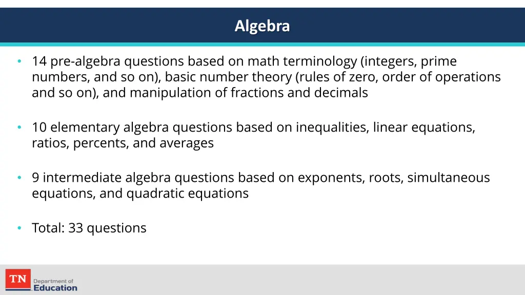 algebra