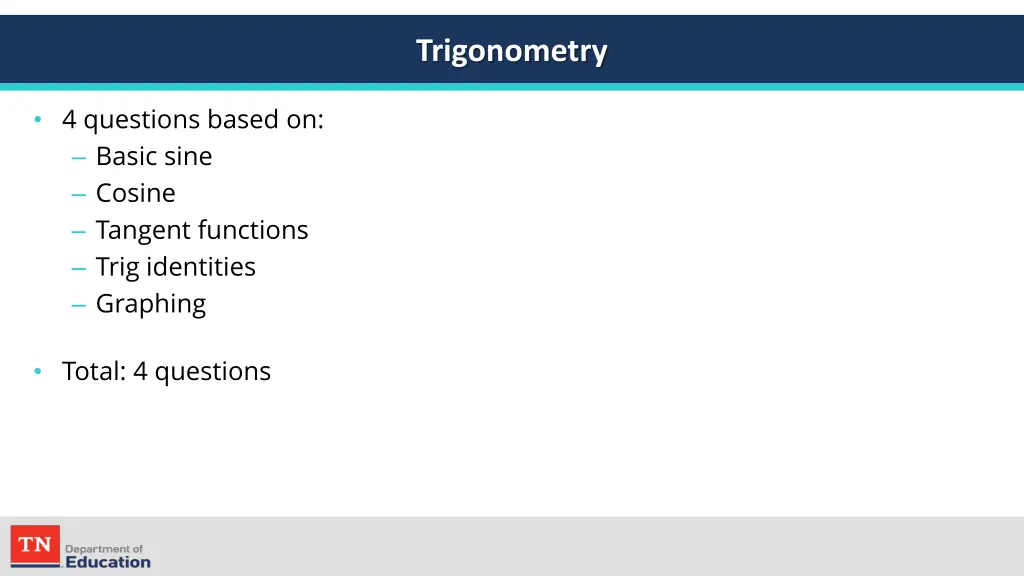 trigonometry