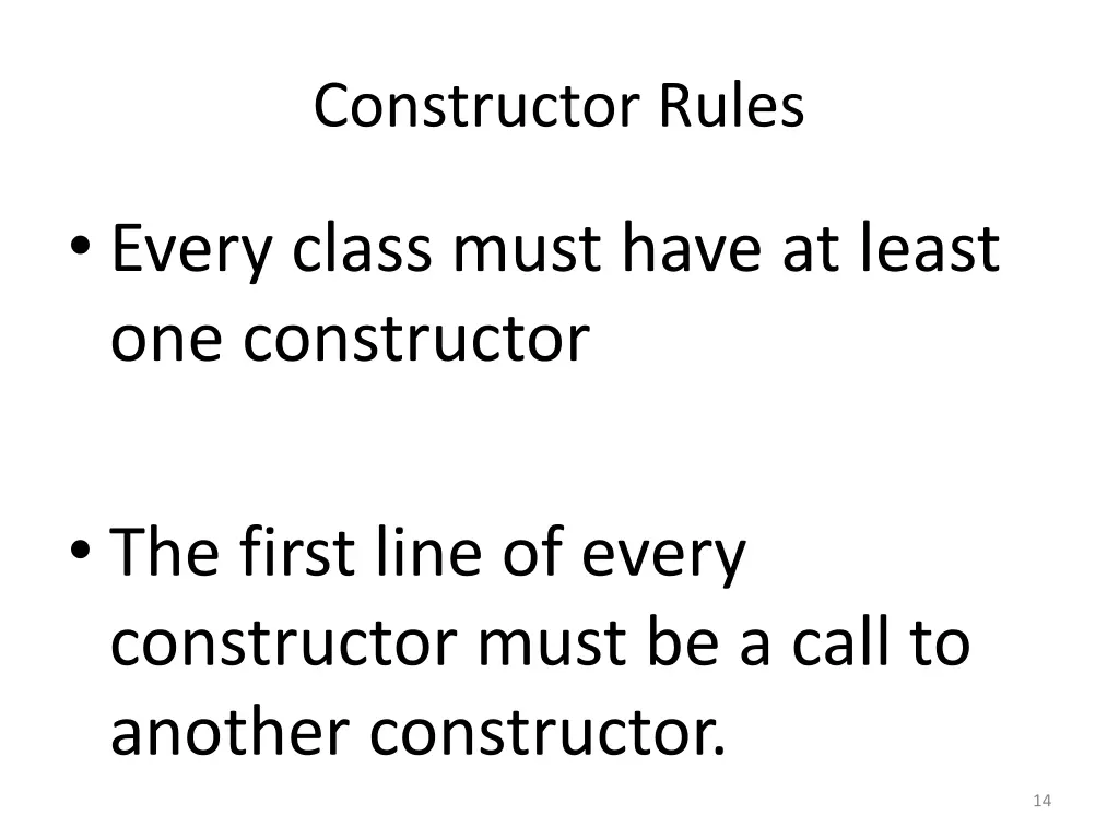 constructor rules