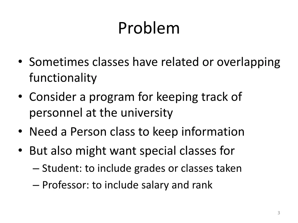problem