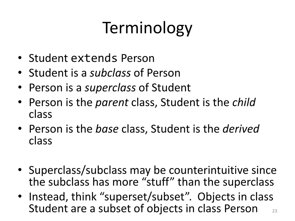 terminology