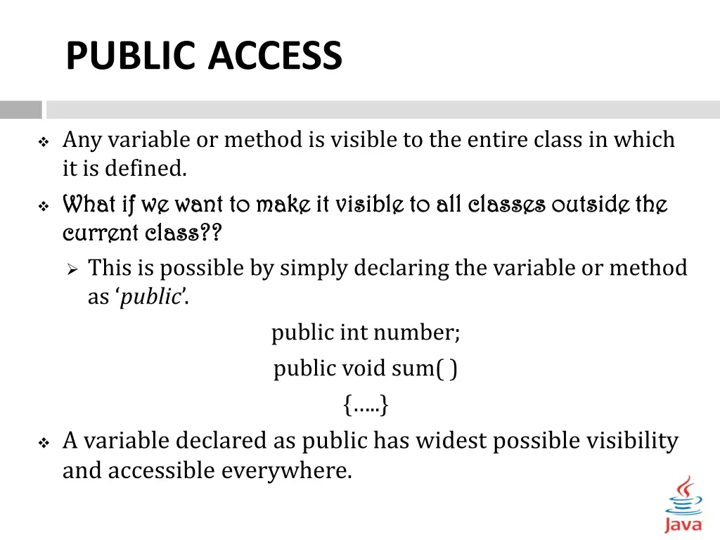 public access