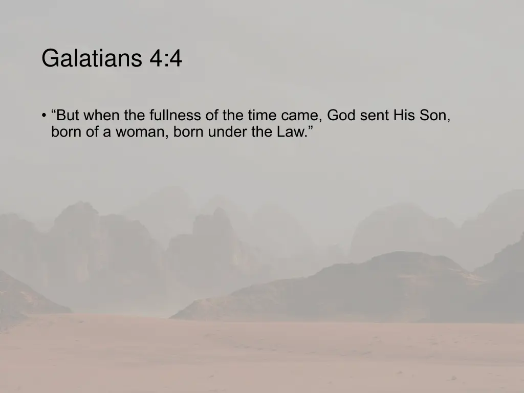 galatians 4 4