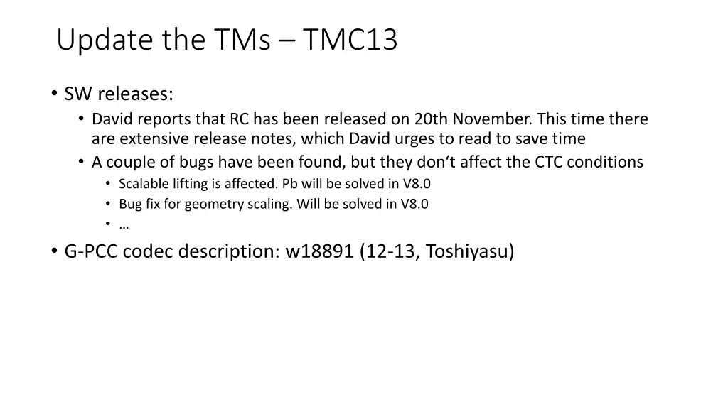 update the tms tmc13