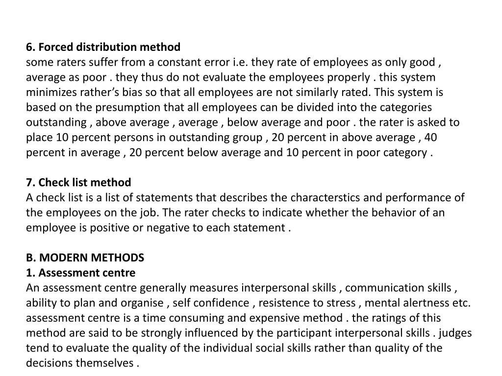 6 forced distribution method some raters suffer