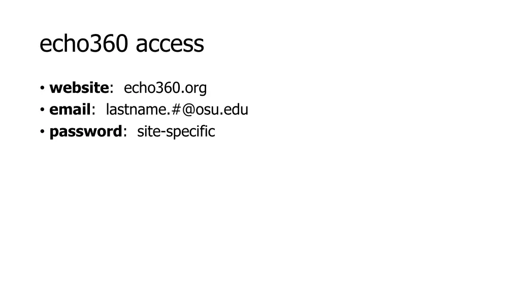 echo360 access