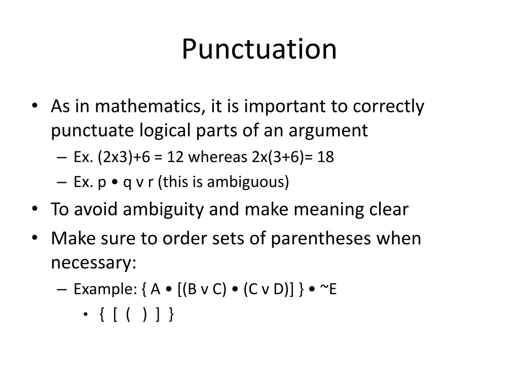 punctuation