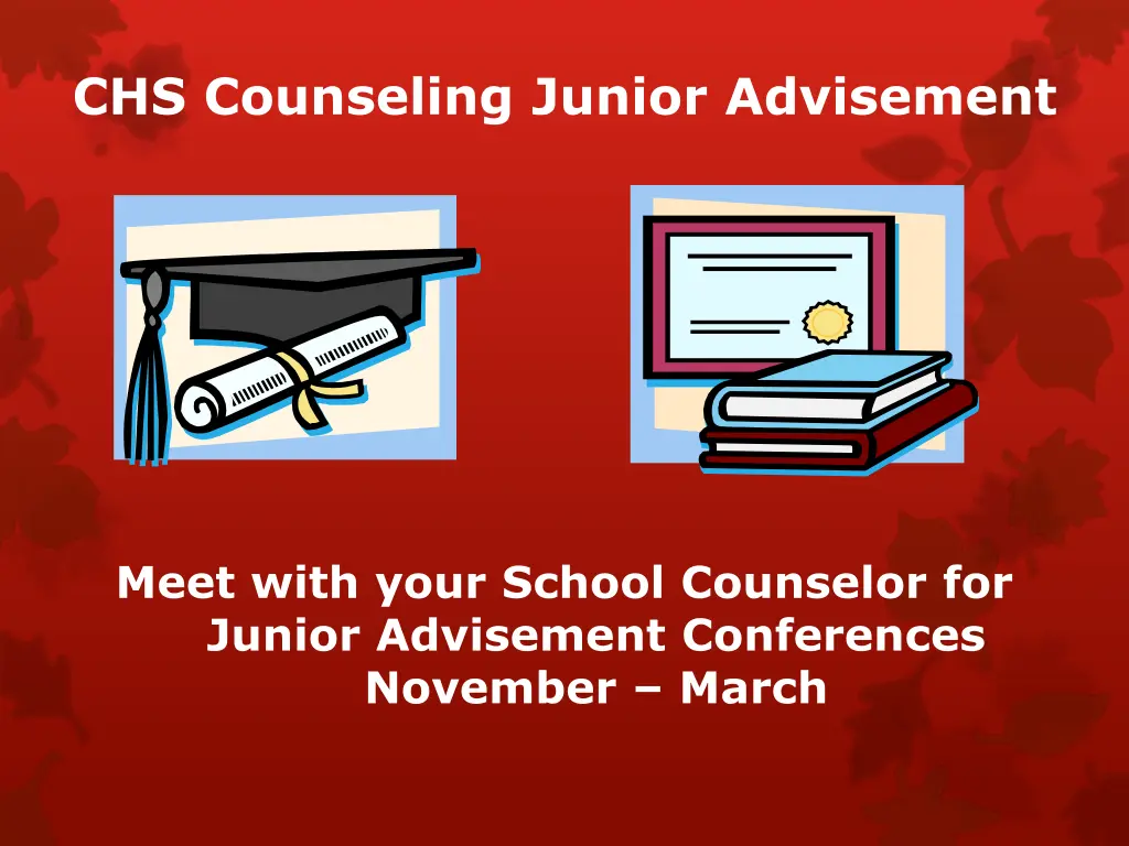 chs counseling junior advisement