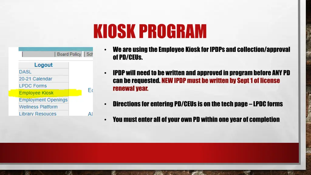 kiosk program