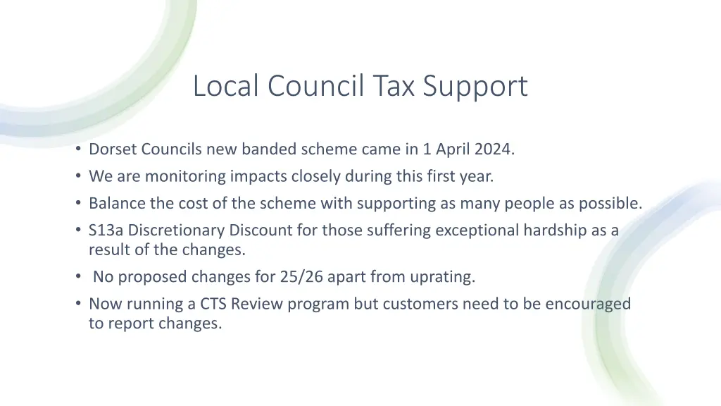 local council tax support