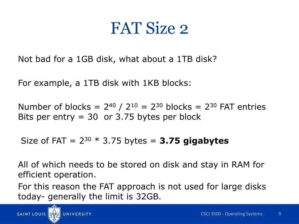 fat size 2