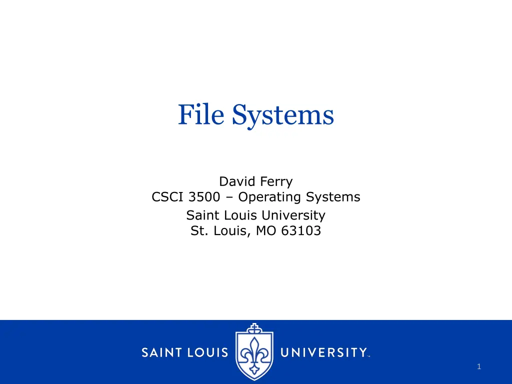 file systems