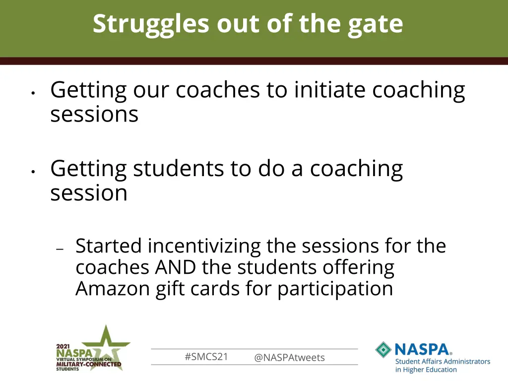 struggles out of the gate