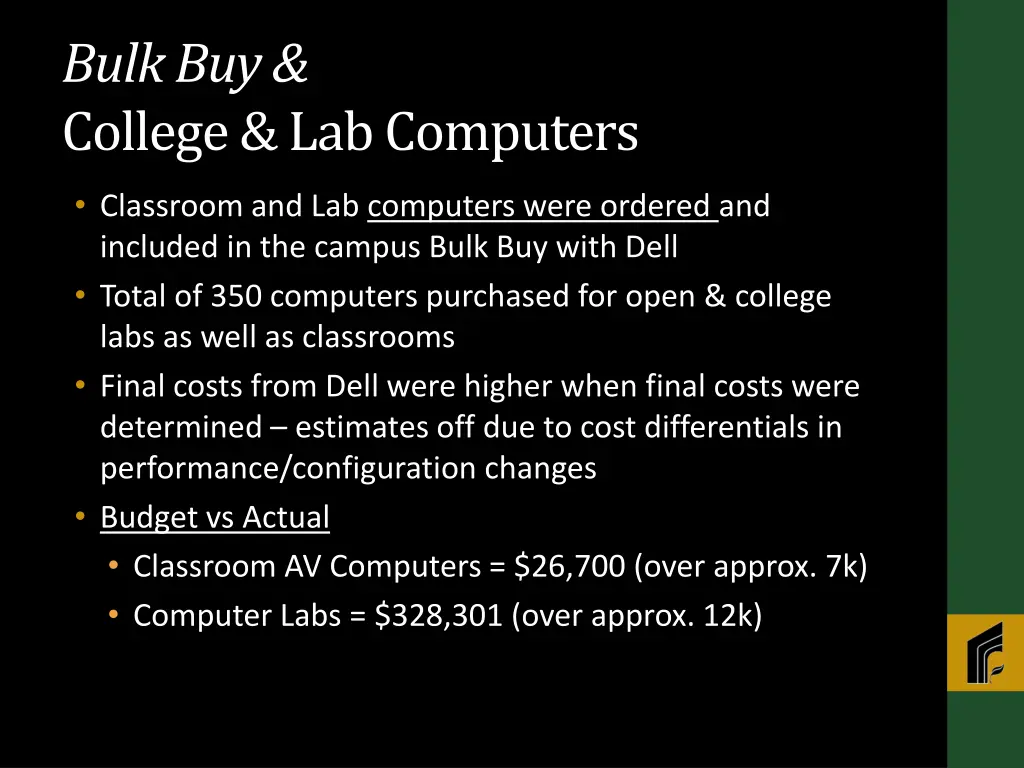 bulk buy college lab computers