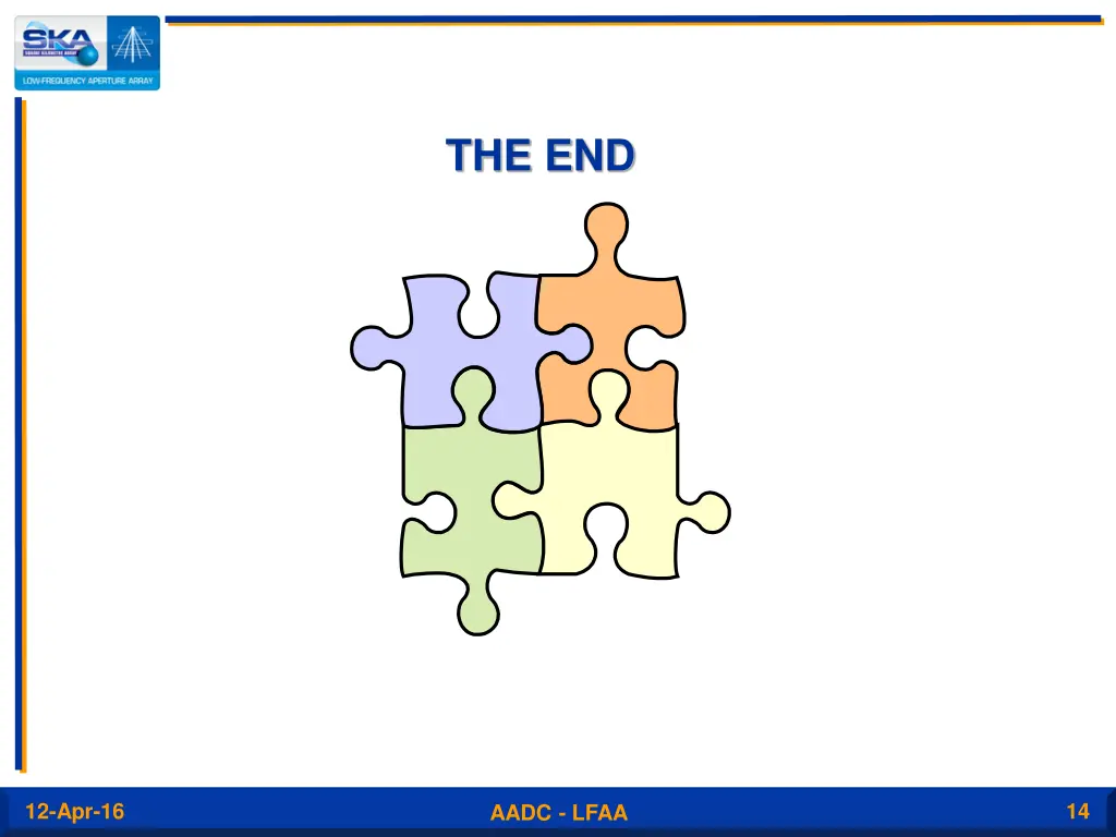 the end