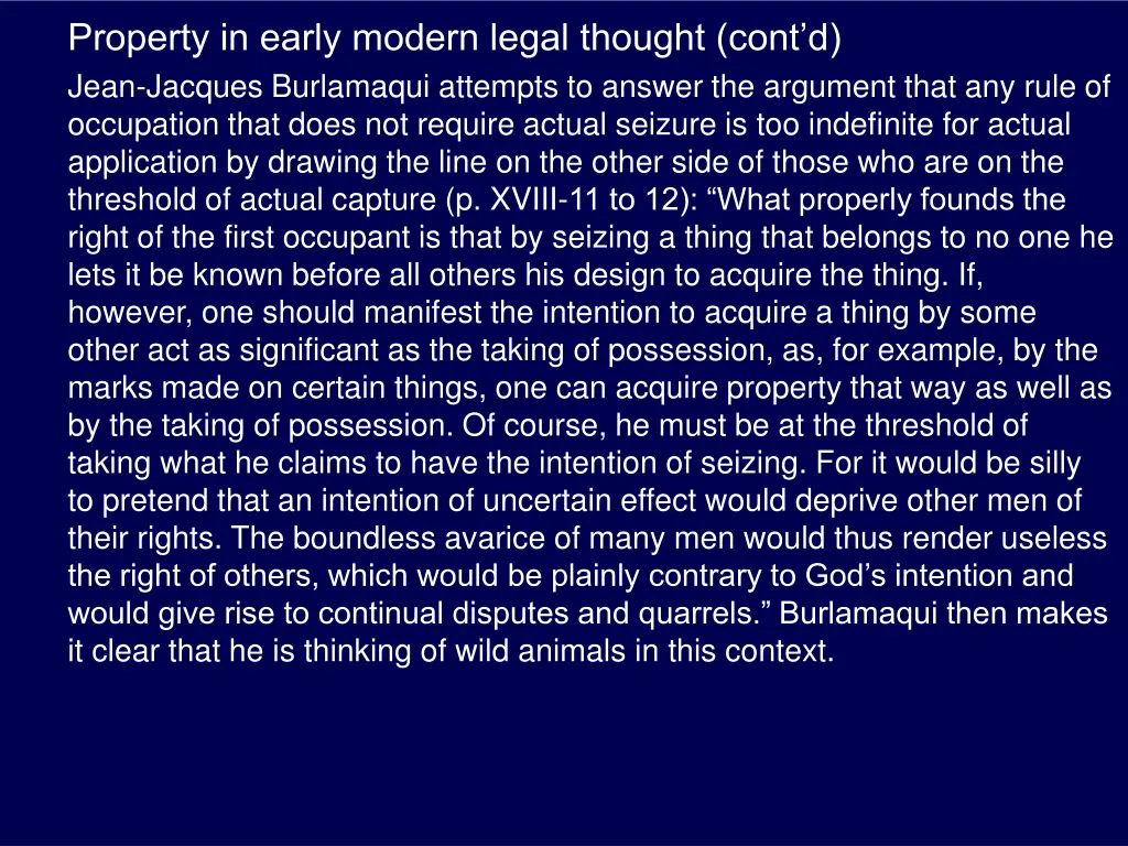 property in early modern legal thought cont 11