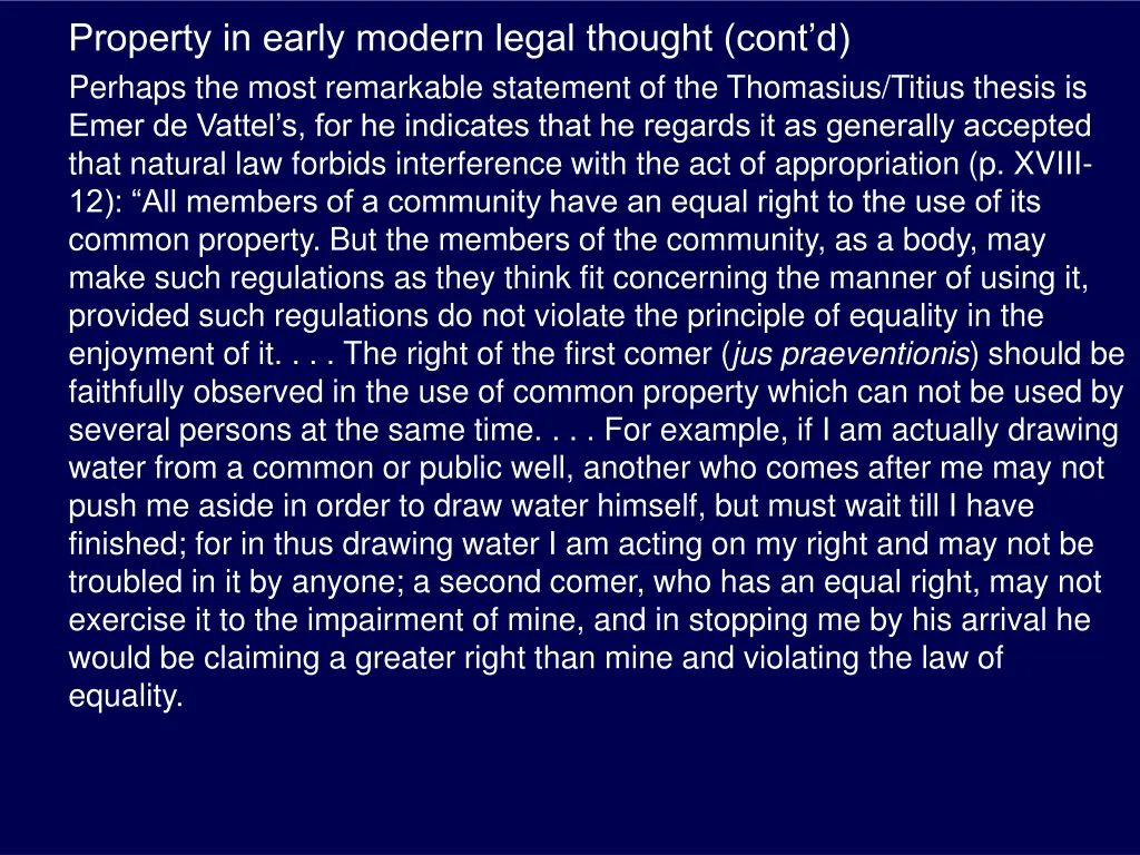 property in early modern legal thought cont 12