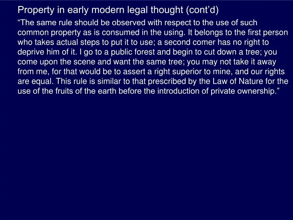 property in early modern legal thought cont 13
