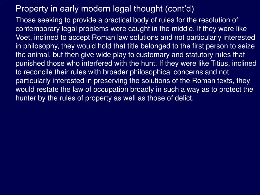 property in early modern legal thought cont 15