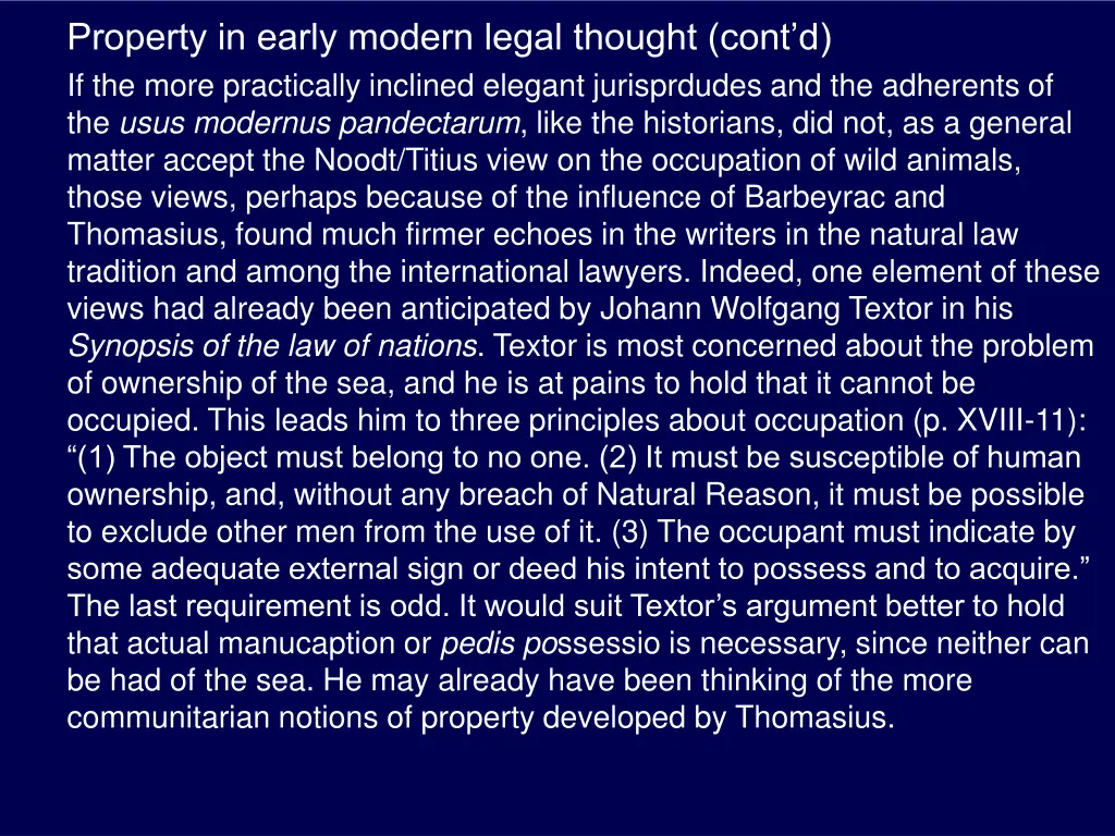property in early modern legal thought cont 8