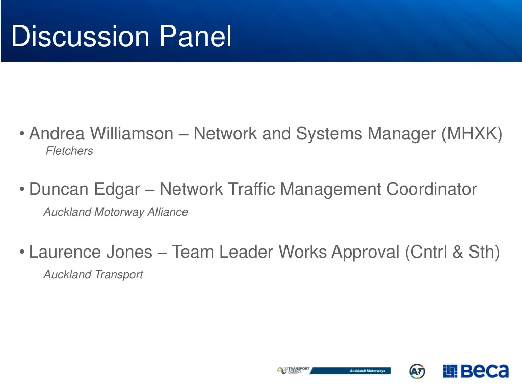 discussion panel