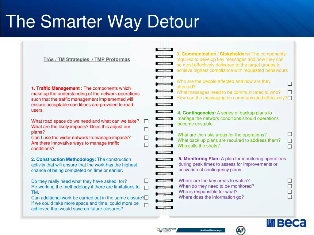 the smarter way detour