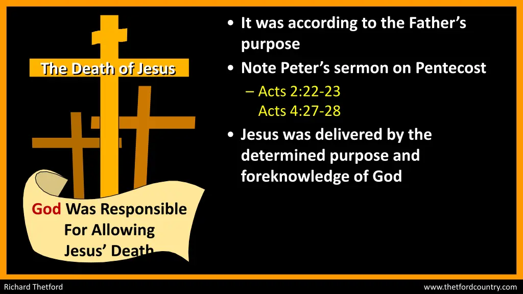it was according to the father s purpose note