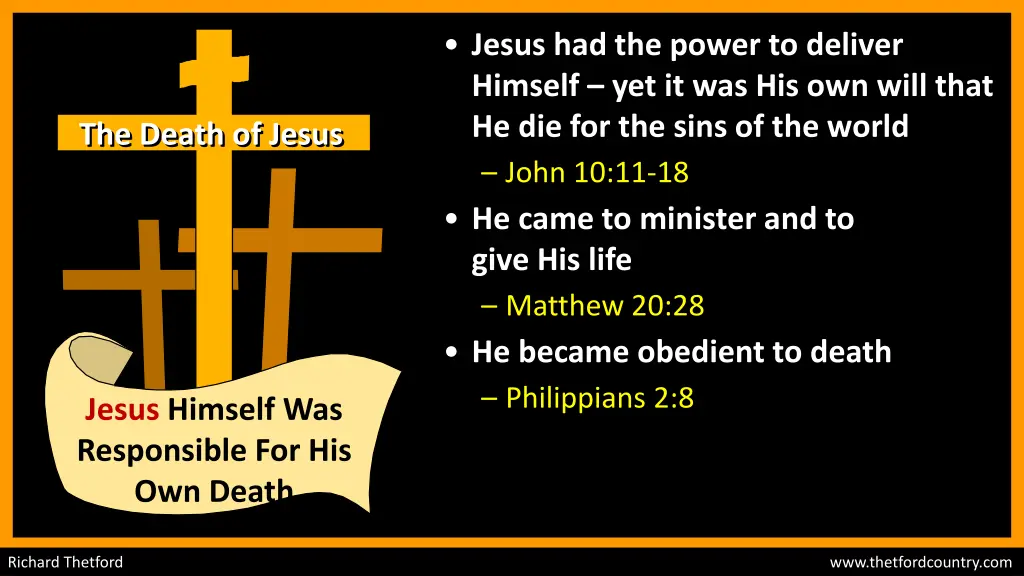jesus had the power to deliver himself