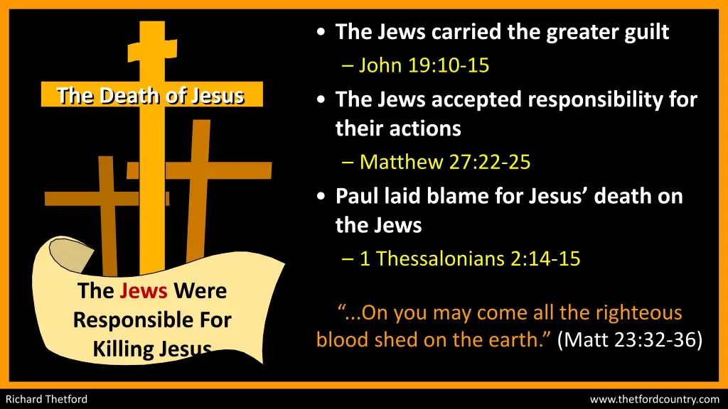 the jews carried the greater guilt john