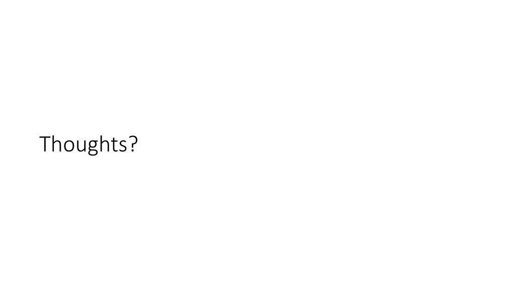 thoughts