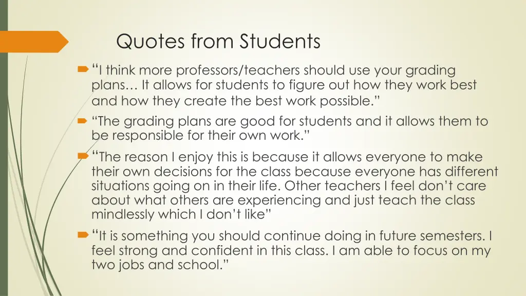 quotes from students i think more professors
