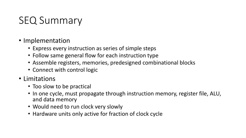 seq summary