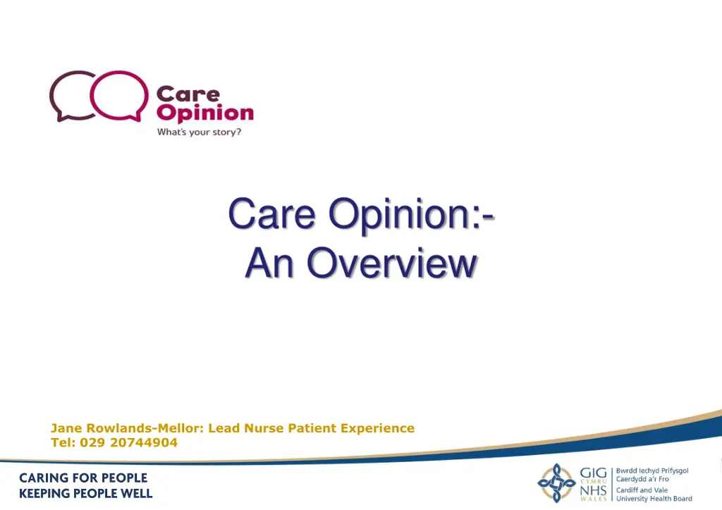 care opinion an overview