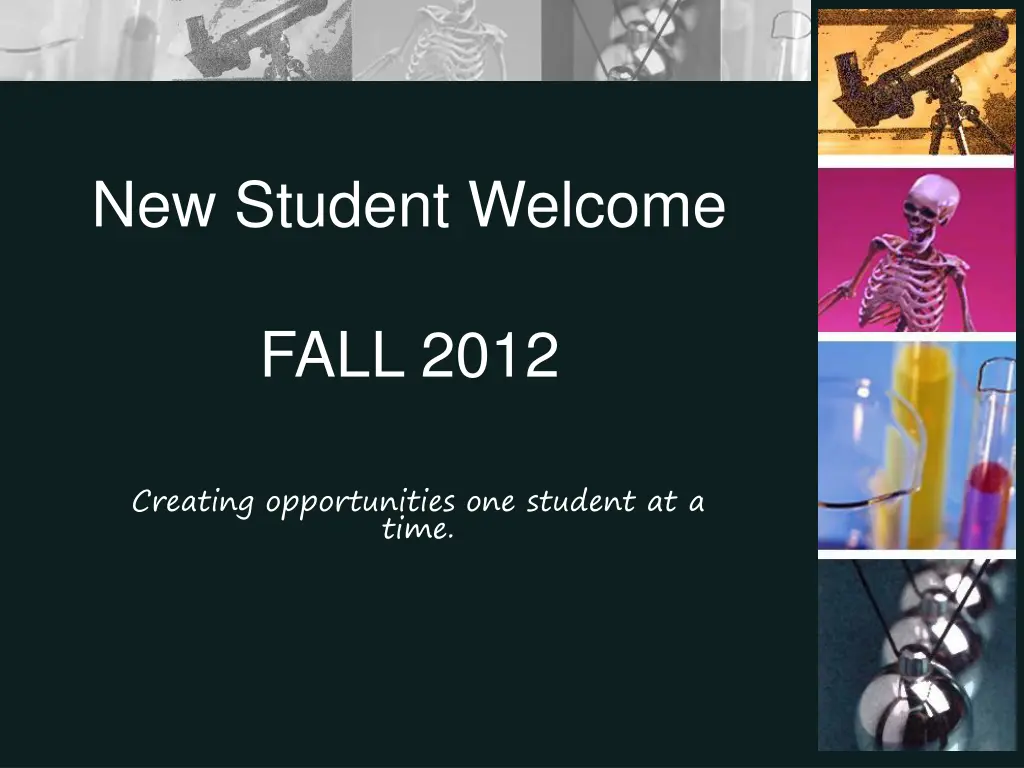 new student welcome