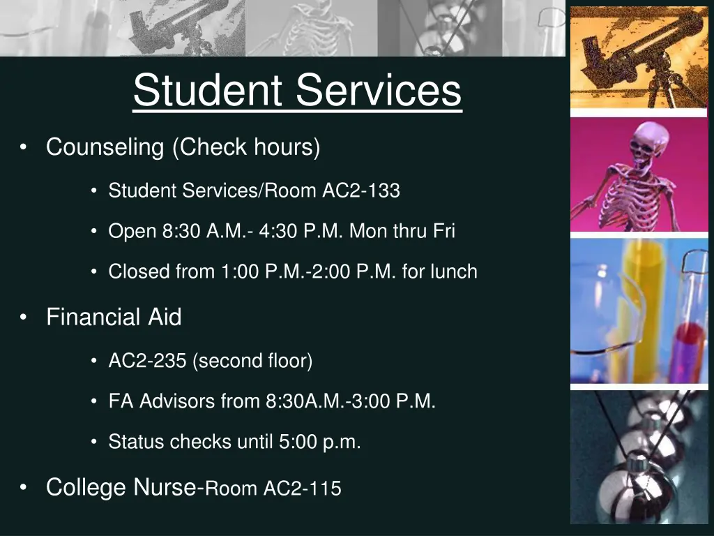 student services