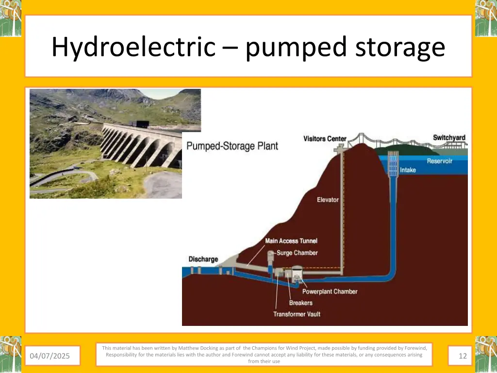 hydroelectric pumped storage