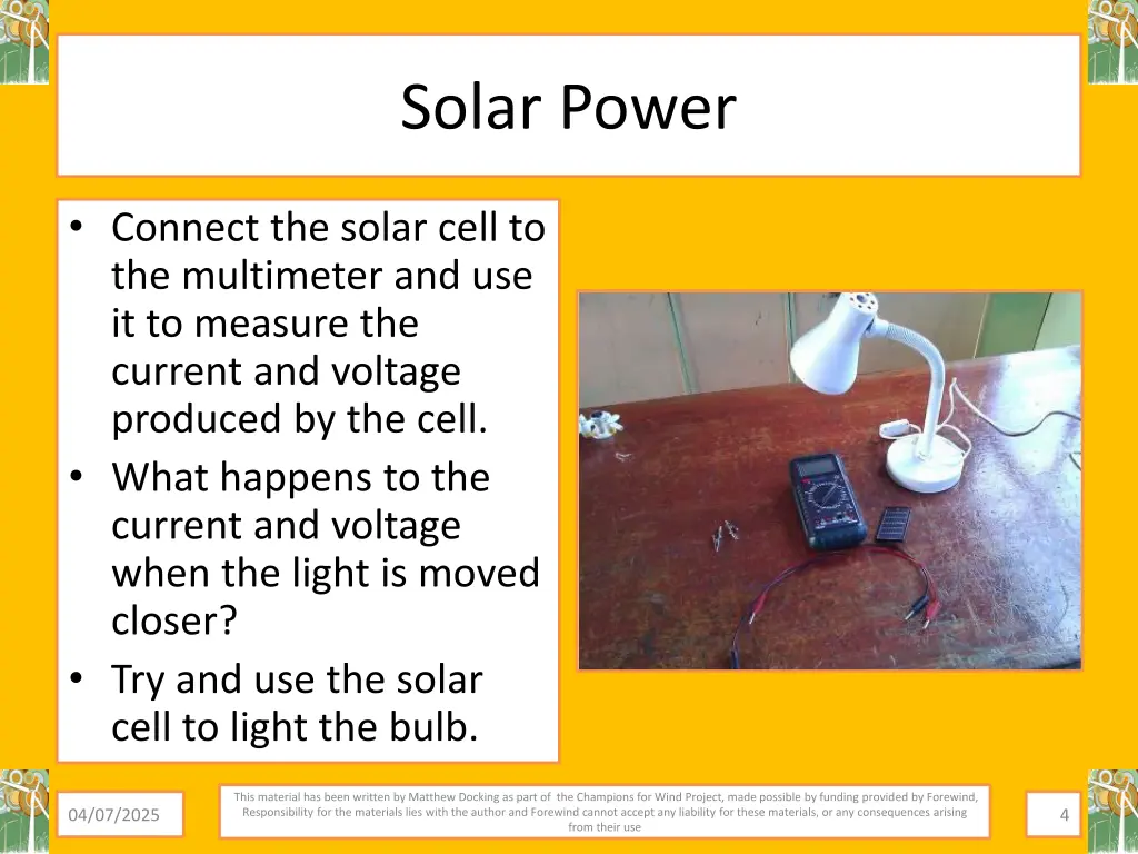 solar power