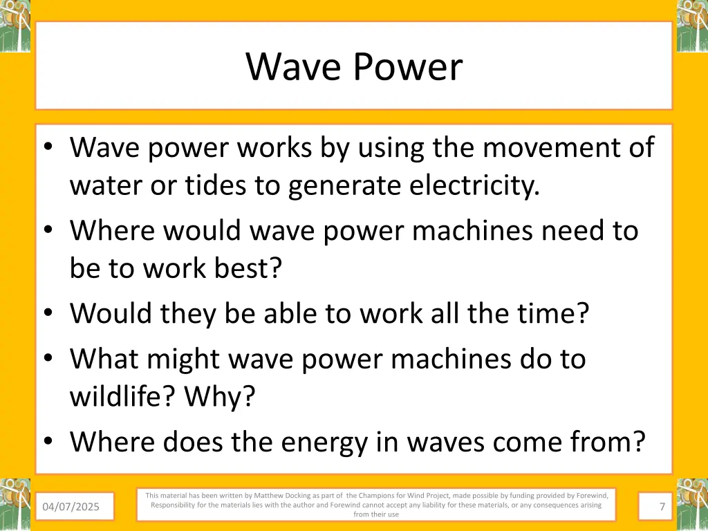 wave power 1
