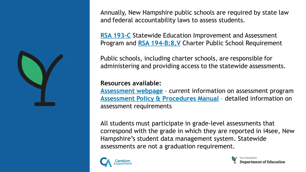 annually new hampshire public schools