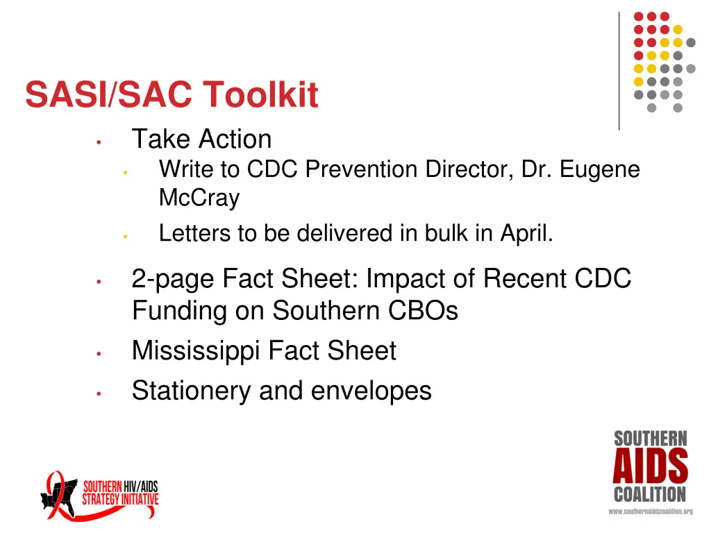 sasi sac toolkit take action write