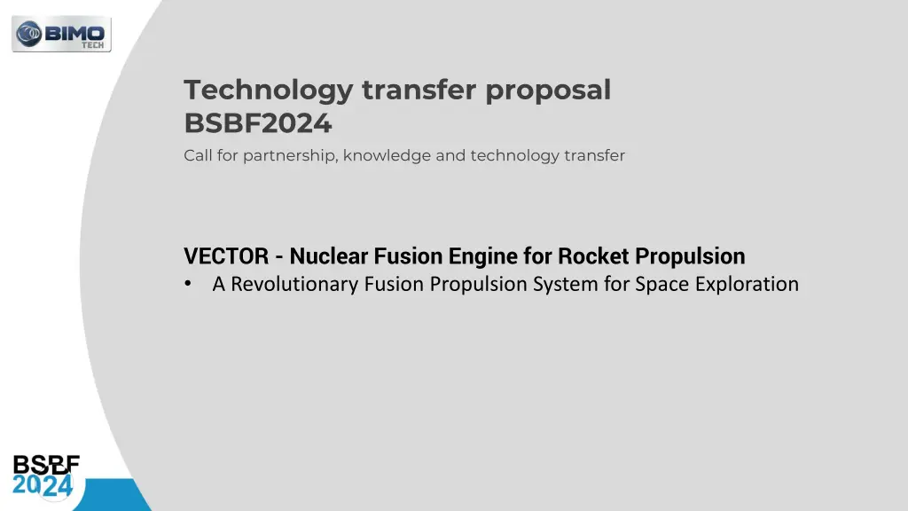 technology transfer proposal bsbf2024 call