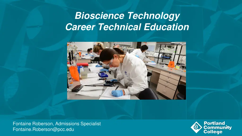 bioscience technology career technical education