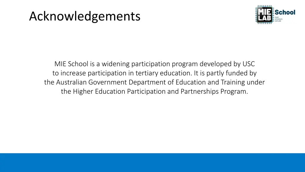 acknowledgements