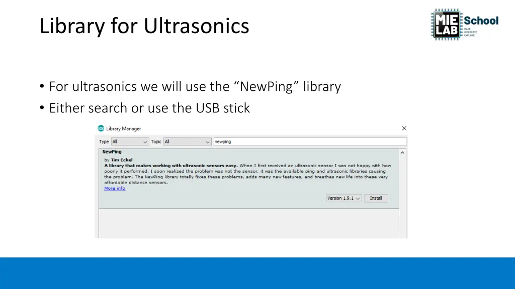 library for ultrasonics
