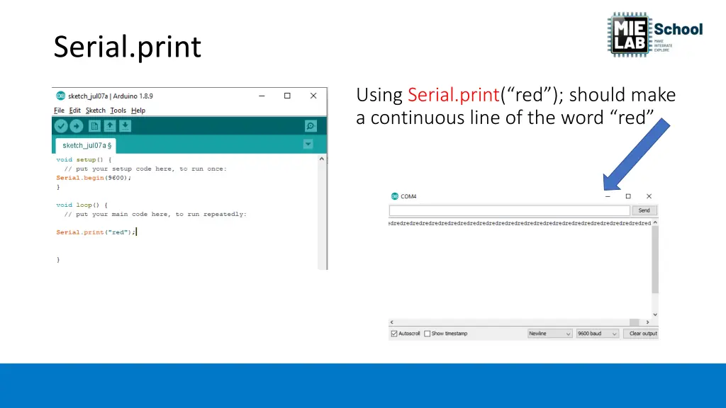 serial print
