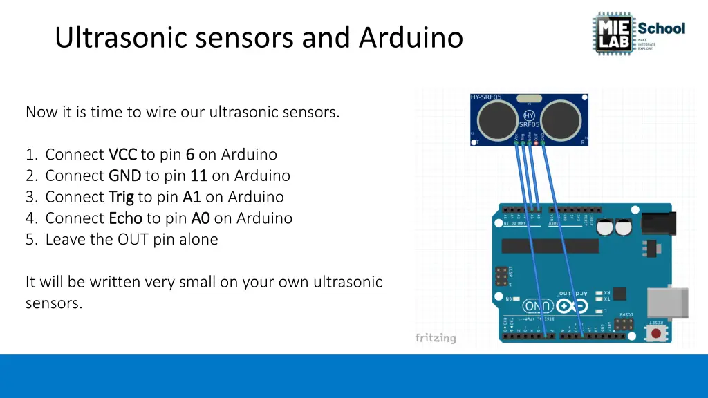 ultrasonic sensors and arduino