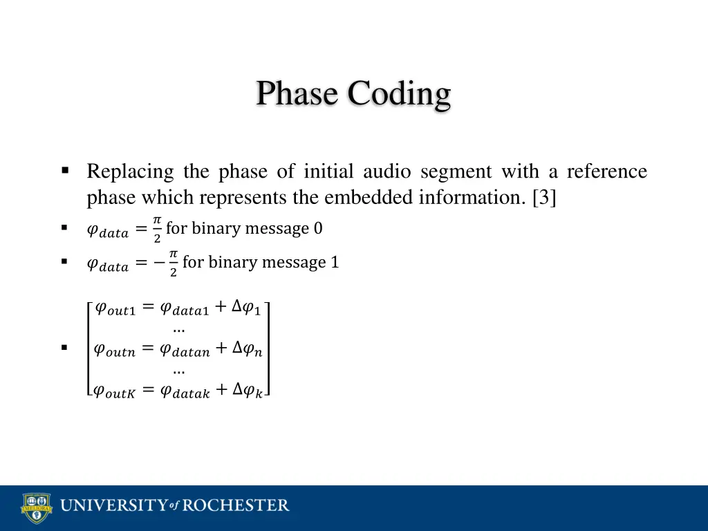 phase coding
