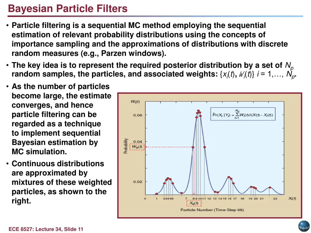 bayesian particle filters